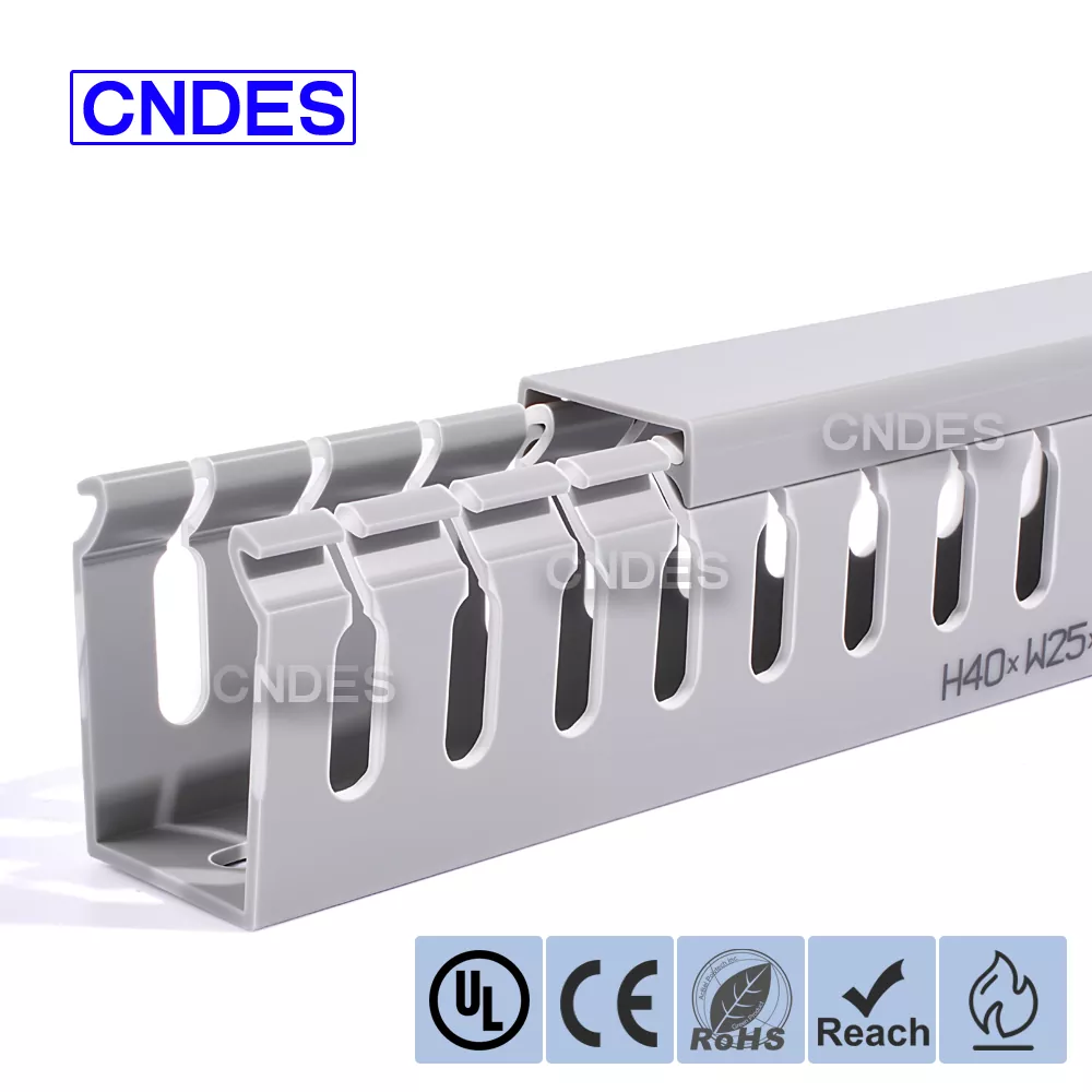 قناة تركيب الأسلاك البلاستيكية 40×25