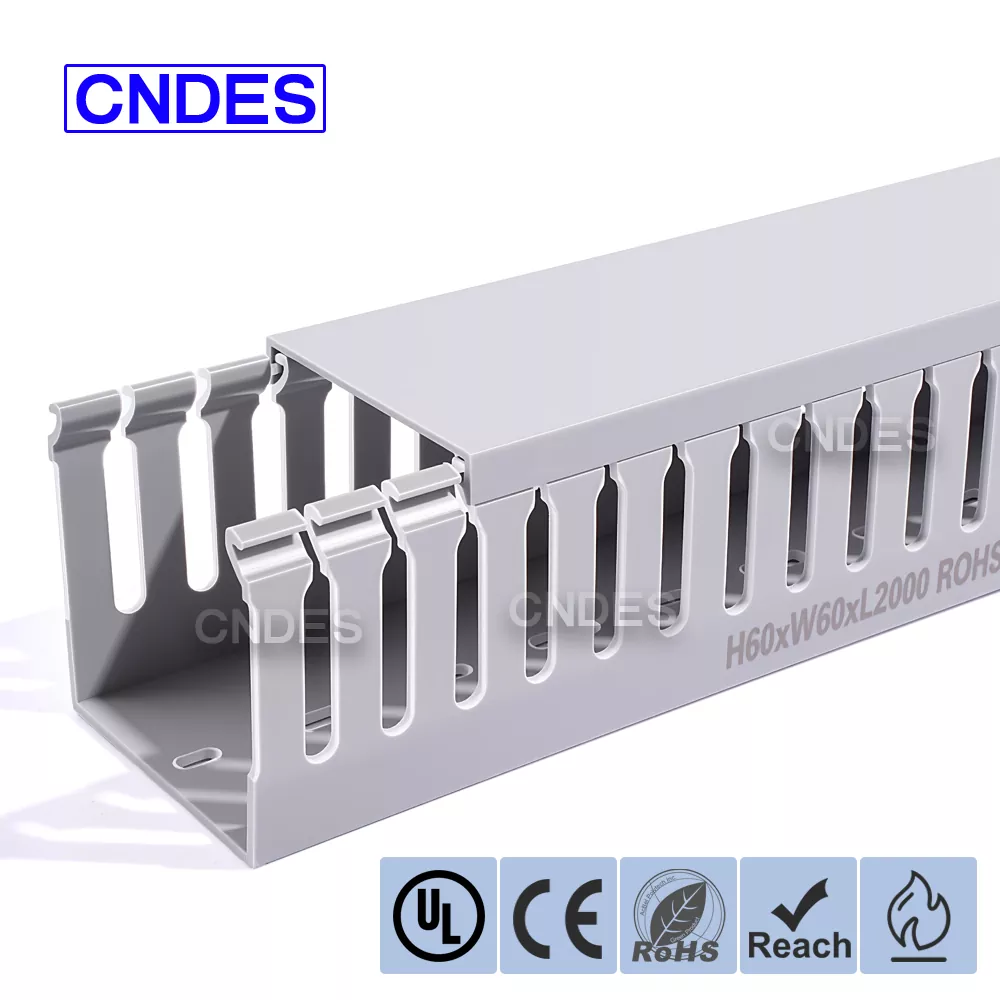 قناة كابل خزانة التحكم PVC 60 × 60