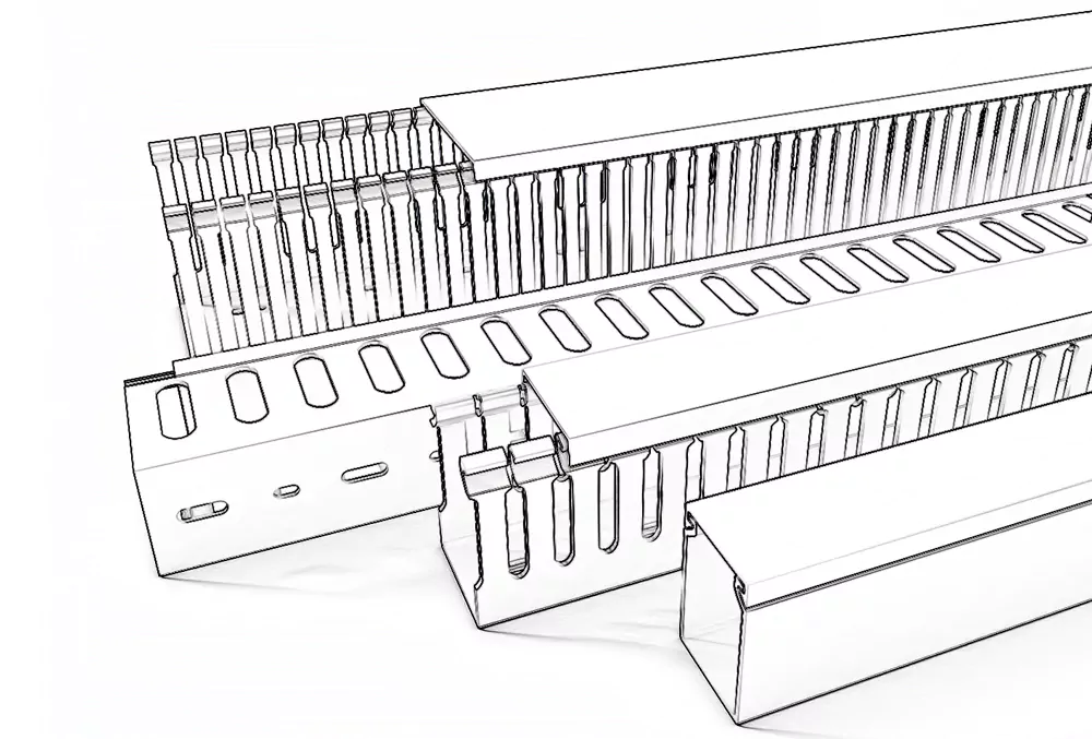 قنوات الأسلاك البلاستيكية المخصصة